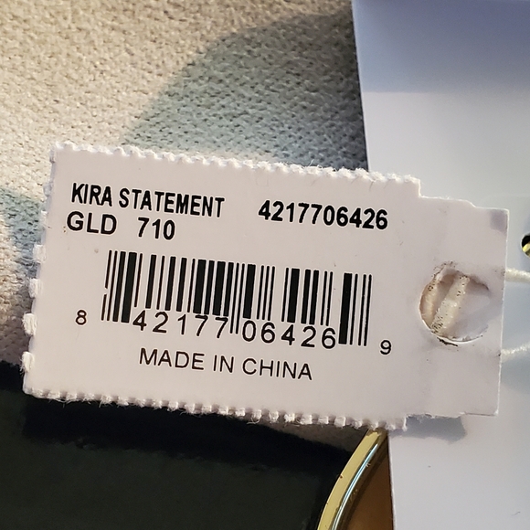 Kendra Scott Kira Statement Earrings Gold plated Brass New with tags attached - Picture 7 of 8